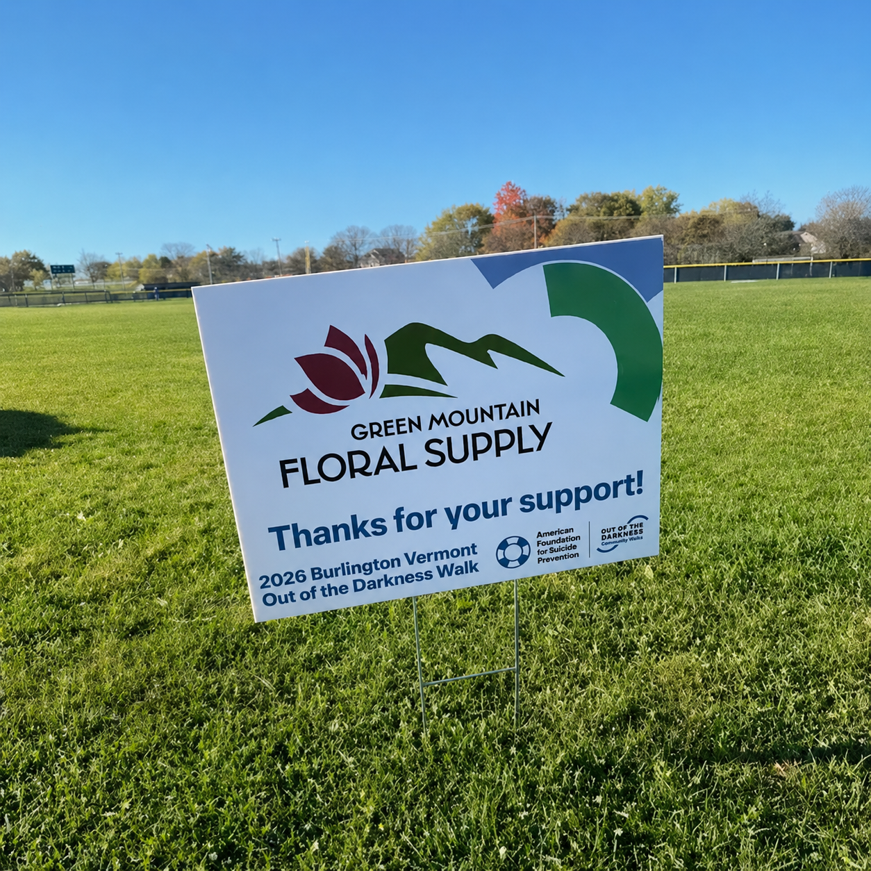 AFSP support sign