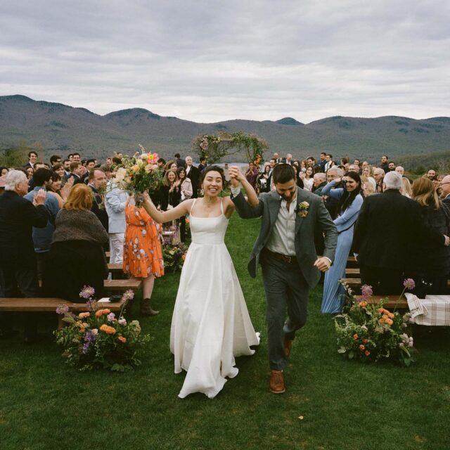 Happy couple just married