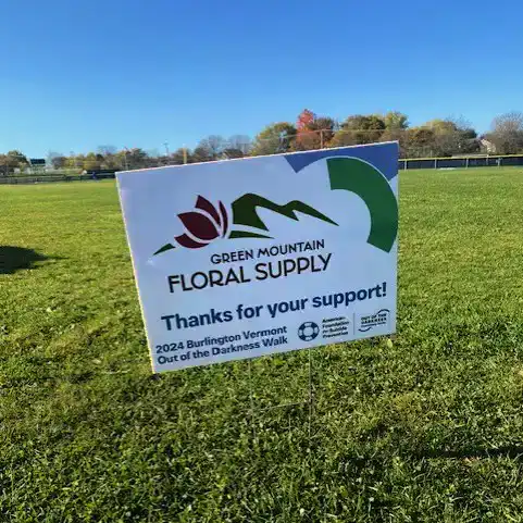 Thank you for your support sign